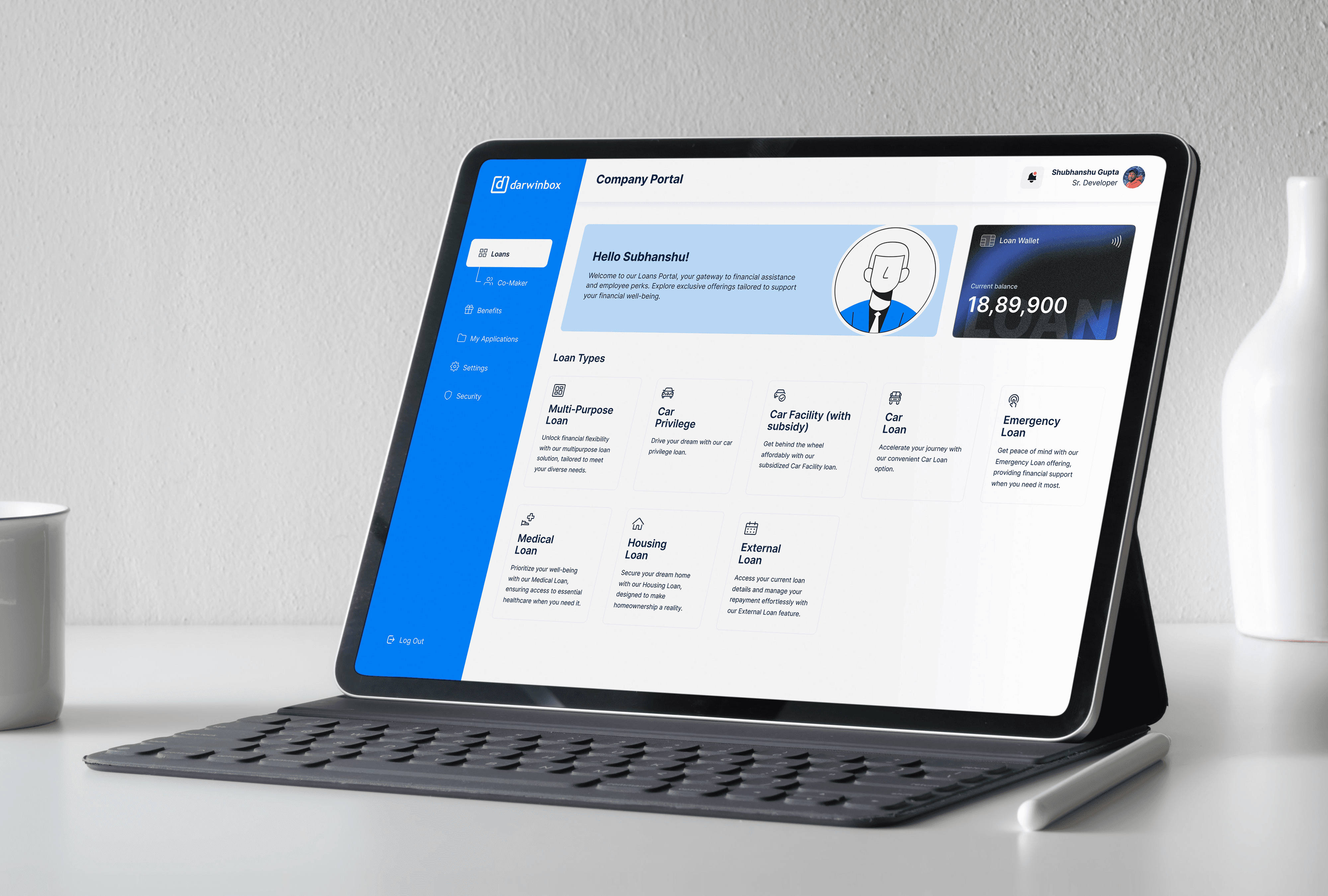 Complete Darwinbox Loans product presentation